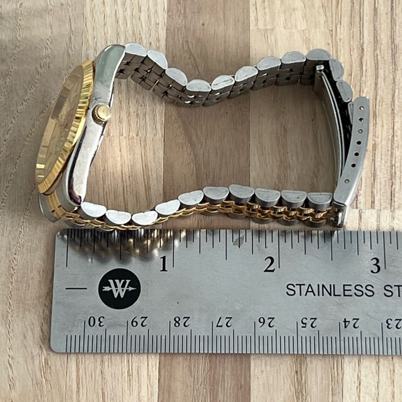 Al Chymia Circus Ringmasters Club Men’s Watch Vintage Two Tone Bracelet Date Wnd - Picture 11 of 11